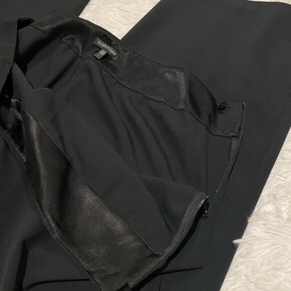 Eileen Fisher Trousers in Black Large - Picture 6 of 9